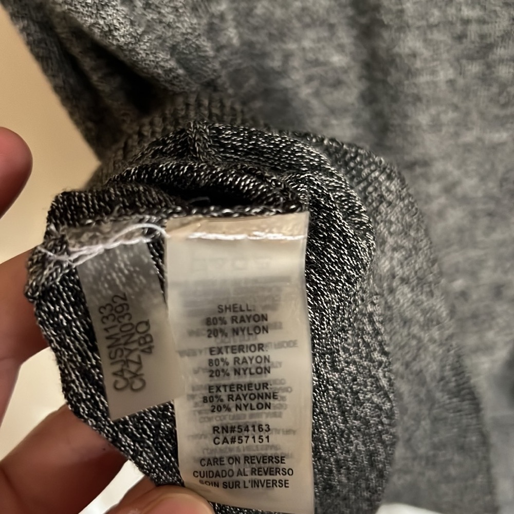 Calvin Klein gray shell top - Picture 3 of 4